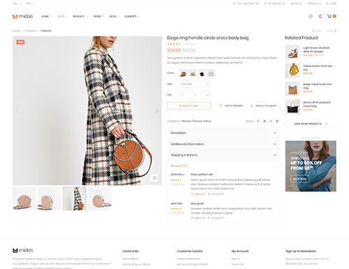 Product fullwidth