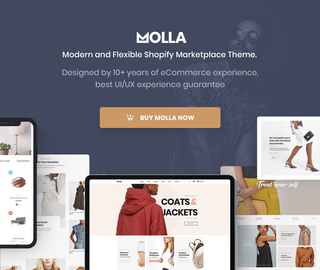Molla - Multipurpose Responsive Shopify Theme - RTL support - 7