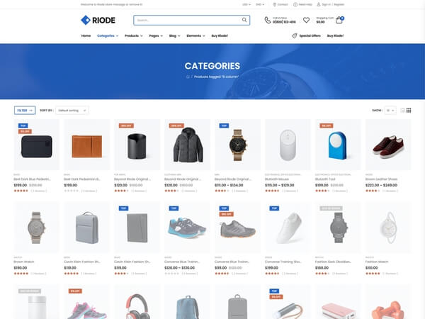 Riode html5 template